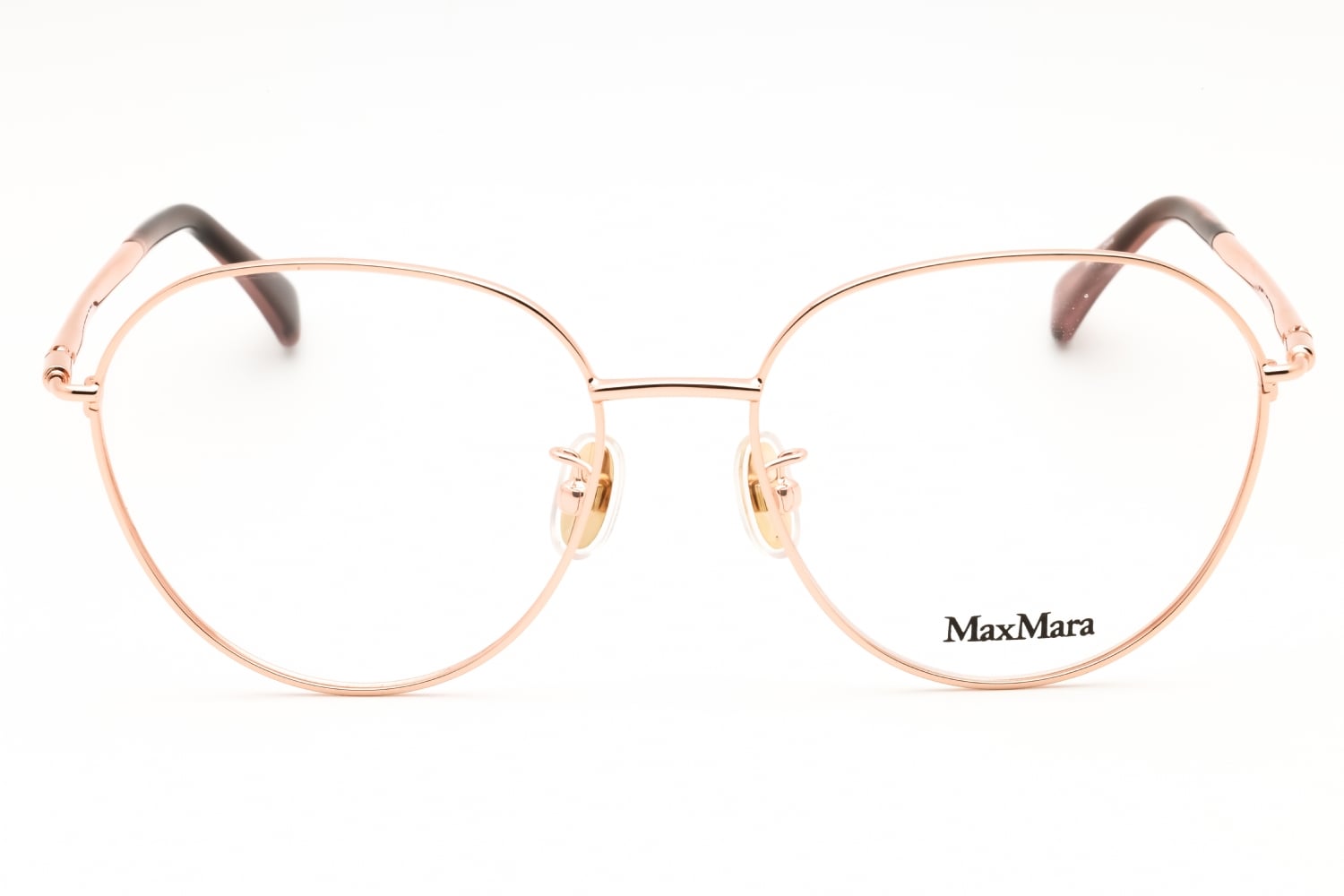 Max Mara MM5099-H - Pink Gold, Metal, Round frame