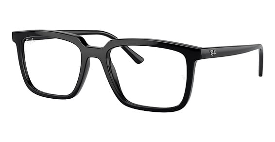 Ray-Ban RX7239F ALAIN - Black, Plastic, Rectangle frame