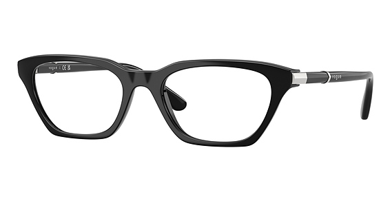 Vogue VO5698 - Black, Acetate, Oval frame