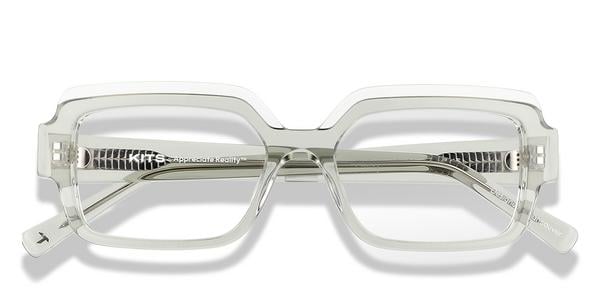 KITS Finley - Transparent Green, Acetate, Rectangle frame
