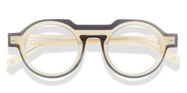 KITS Griffin - Off White/Charcoal, Acetate, Round frame