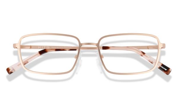 KITS Adrien - Matte Rose Gold, Metal, Rectangle frame