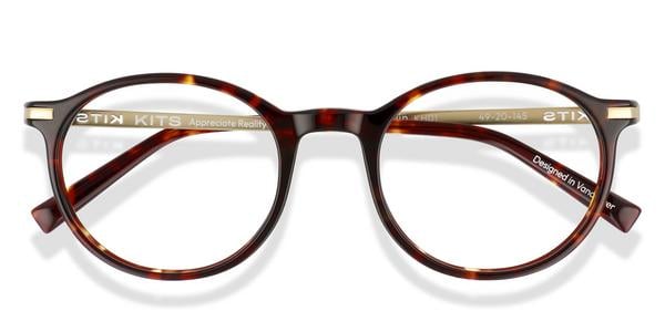 KITS Calvin - Havana, Acetate, Round frame