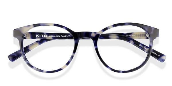 KITS Blythe SE - Indigo Havana UV Responsive, Acetate, Round frame