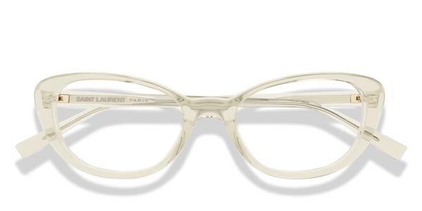 Saint Laurent SL 822 OPT - Yellow, Acetate, Cat Eye frame