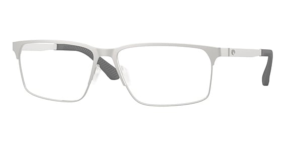 Costa Del Mar 6A3008 BRD 400 - Satin Silver, Metal, Rectangle frame