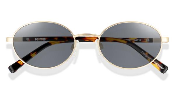KITS Drew Sun - Matte Gold, Stainless Steel, Oval frame