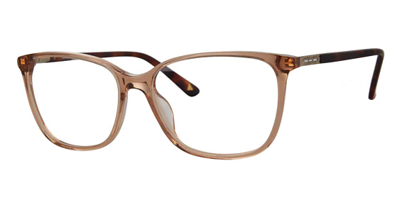 Liz Claiborne L 657 - Beige Crystal, Acetate, Rectangle frame