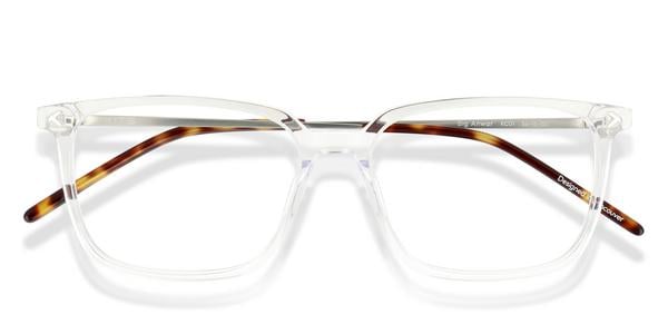 KITS Big Anwar - Clear, Acetate, D Frame frame