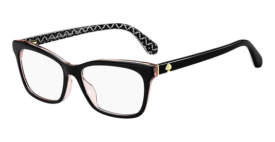 Kate Spade Cardea - Black Pink, Acetate, Rectangle frame