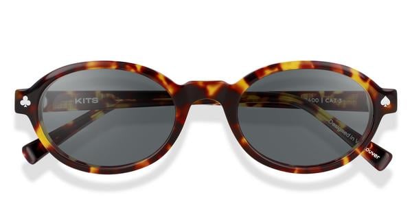 KITS Soren Poker Sun - Havana, Acetate, Oval frame