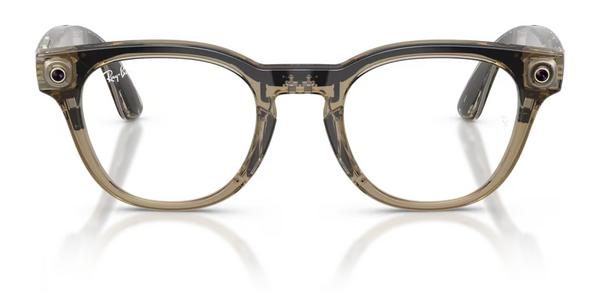 Ray-Ban RW7002 Scriber Meta Gen 2 - Transparent Stone Beige, Plastic, Round frame
