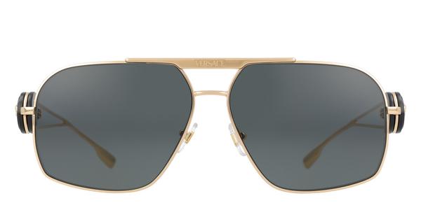 Versace VE2269 - Gold, Stainless Steel, Aviator frame