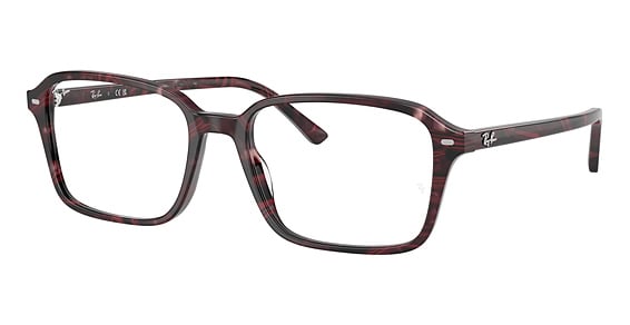 Ray-Ban RX5431F RAIMOND - Transparent Fantasy Viol, Plastic, Rectangle frame