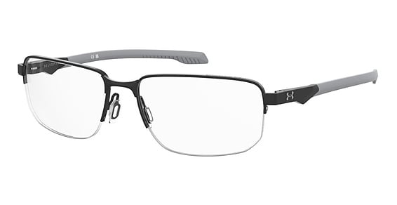 Under Armour UA 5062/G/US - Black Grey, Stainless Steel, Rectangle frame