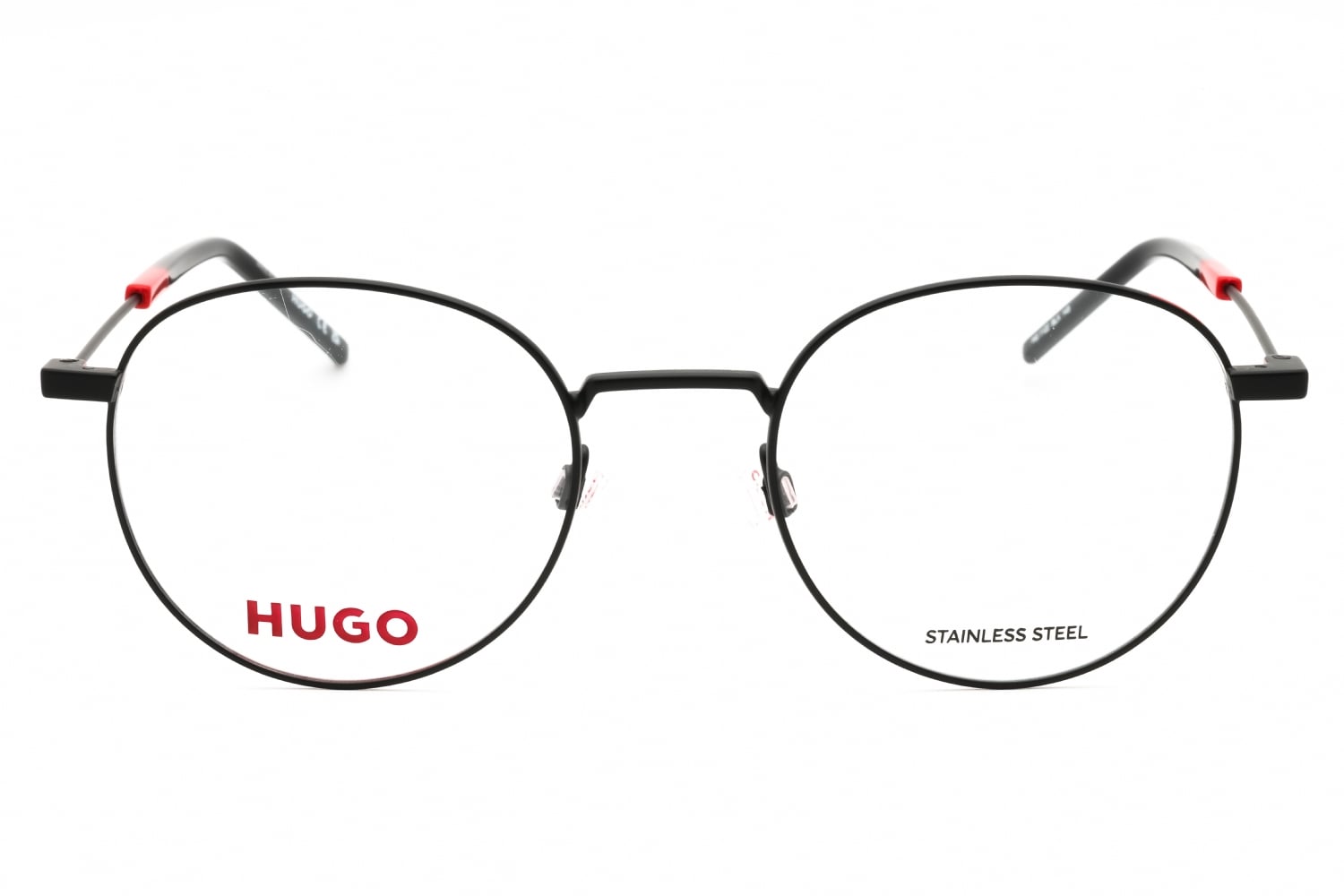 HUGO HG 1122 - MT BLK RD, Metal, Round frame