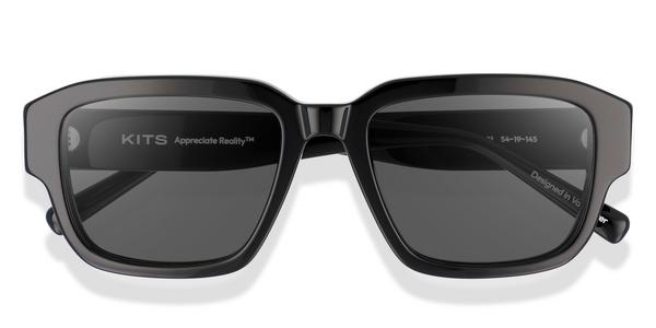 KITS Emery Sun - Black, Acetate, D Frame frame