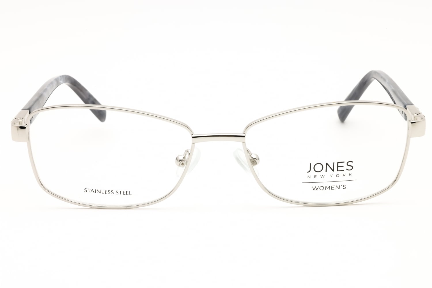 Jones New York VJON502 - Silver, Metal, Rectangle frame