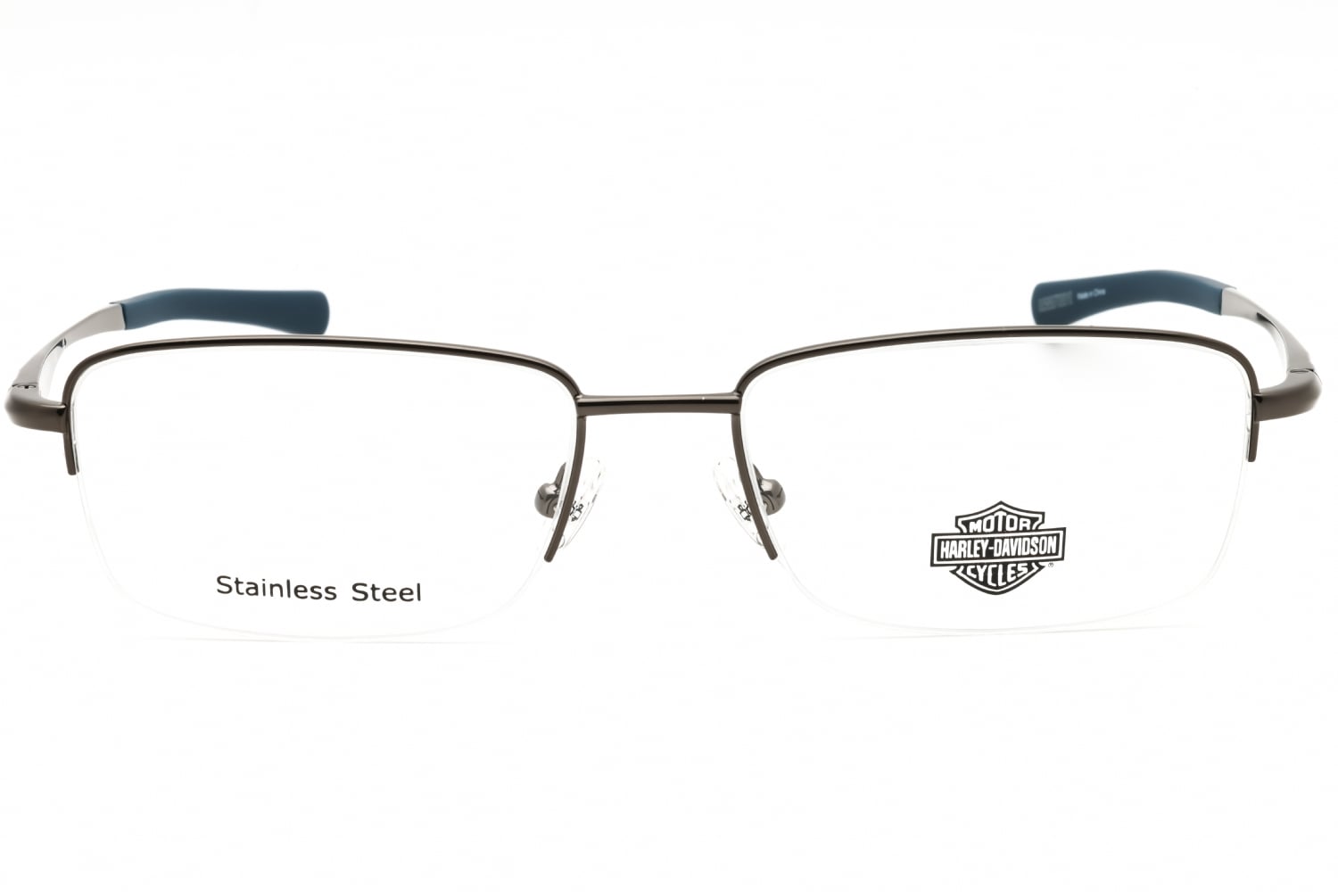 Harley Davidson HD0820 - Shiny Gunmetal, Metal, Rectangle frame