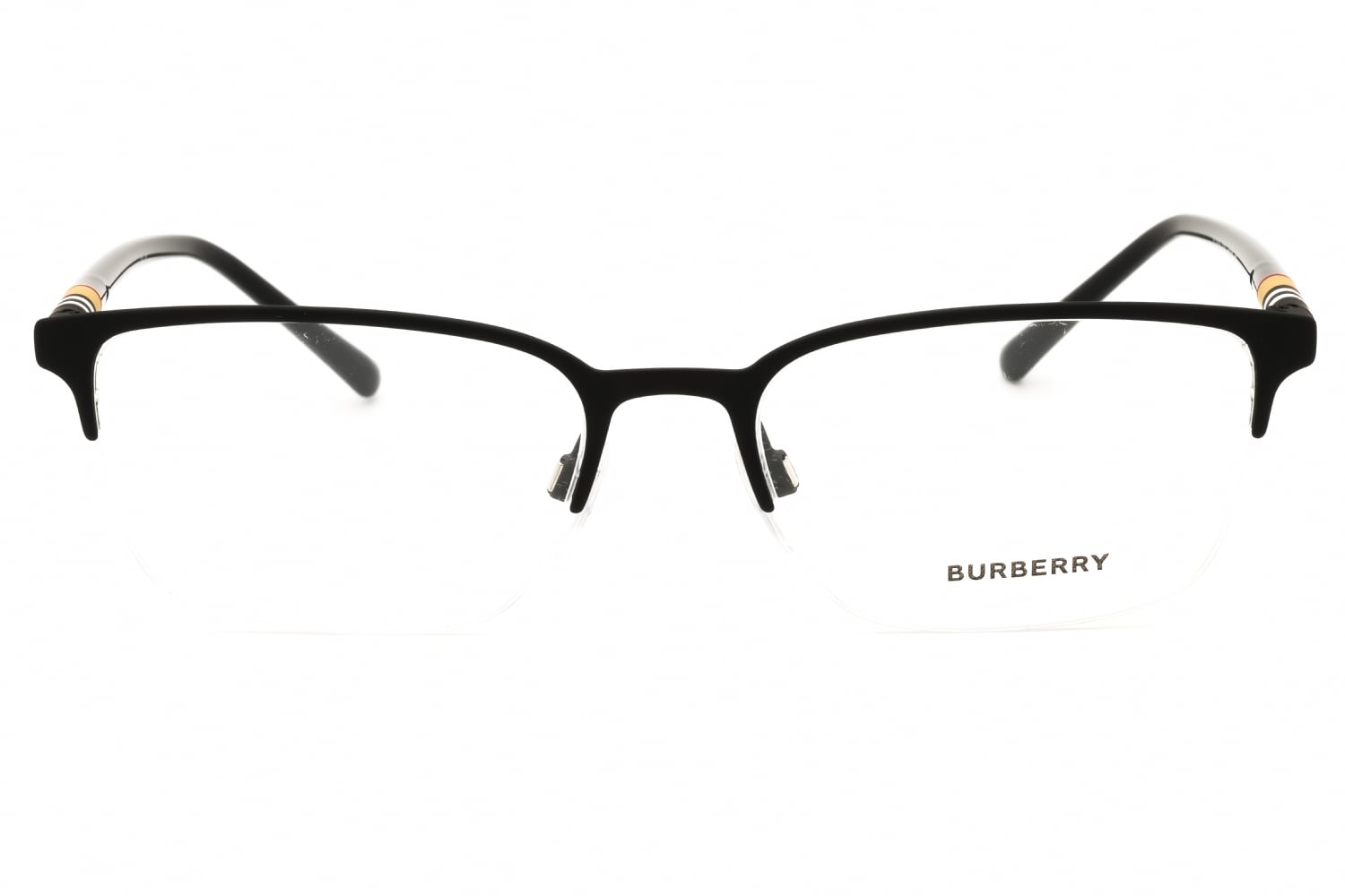 Burberry BE1323 - Black Rubber, Metal, Rectangle frame