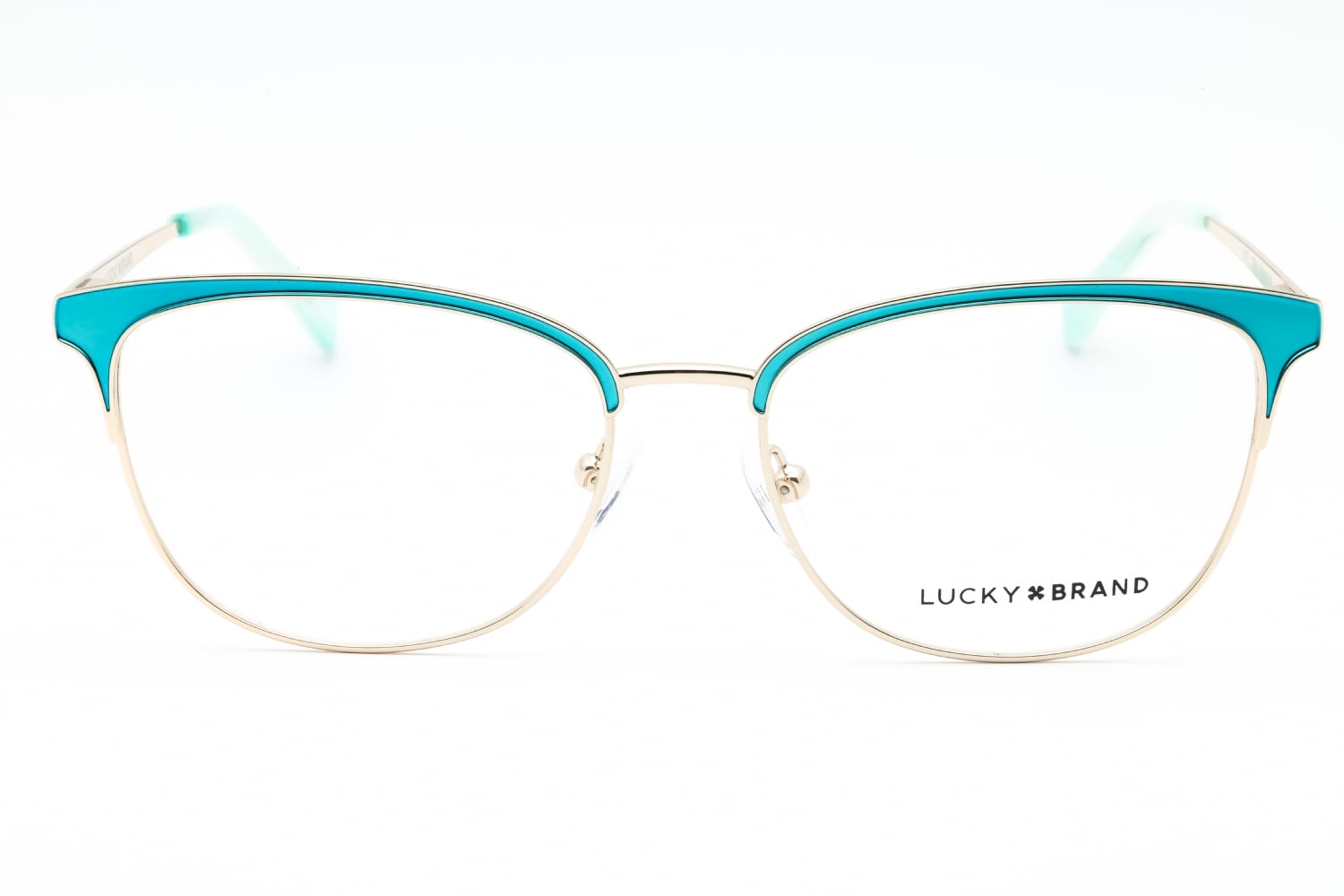 Lucky Brand D115 - Teal, Metal, Oval frame