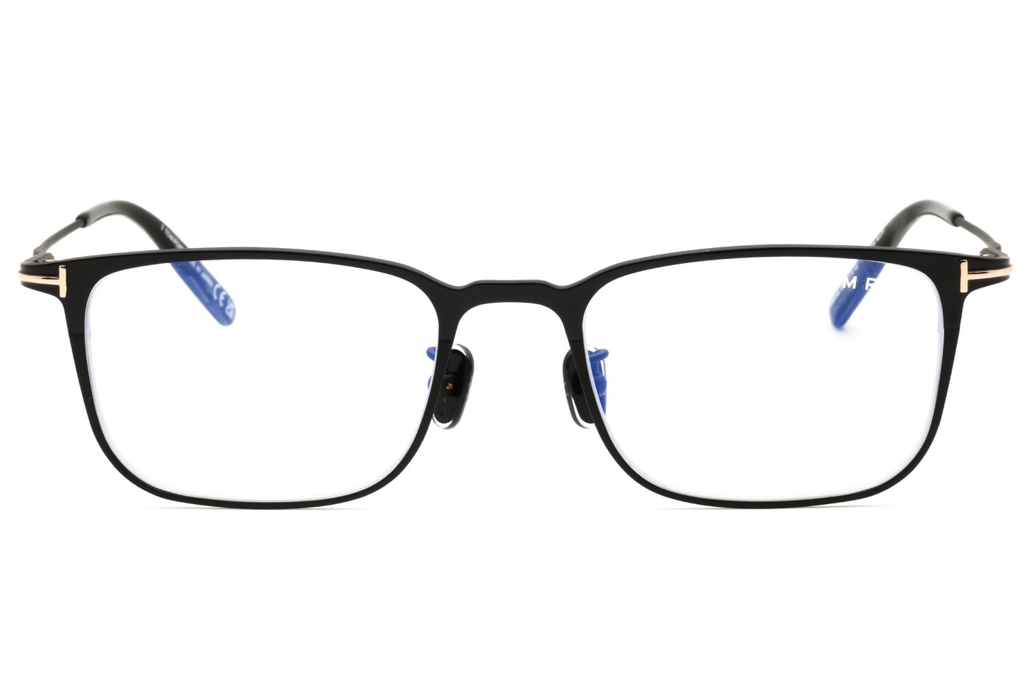 Tom Ford FT5929-D-B - Black/other/clear, Titanium, Rectangle frame