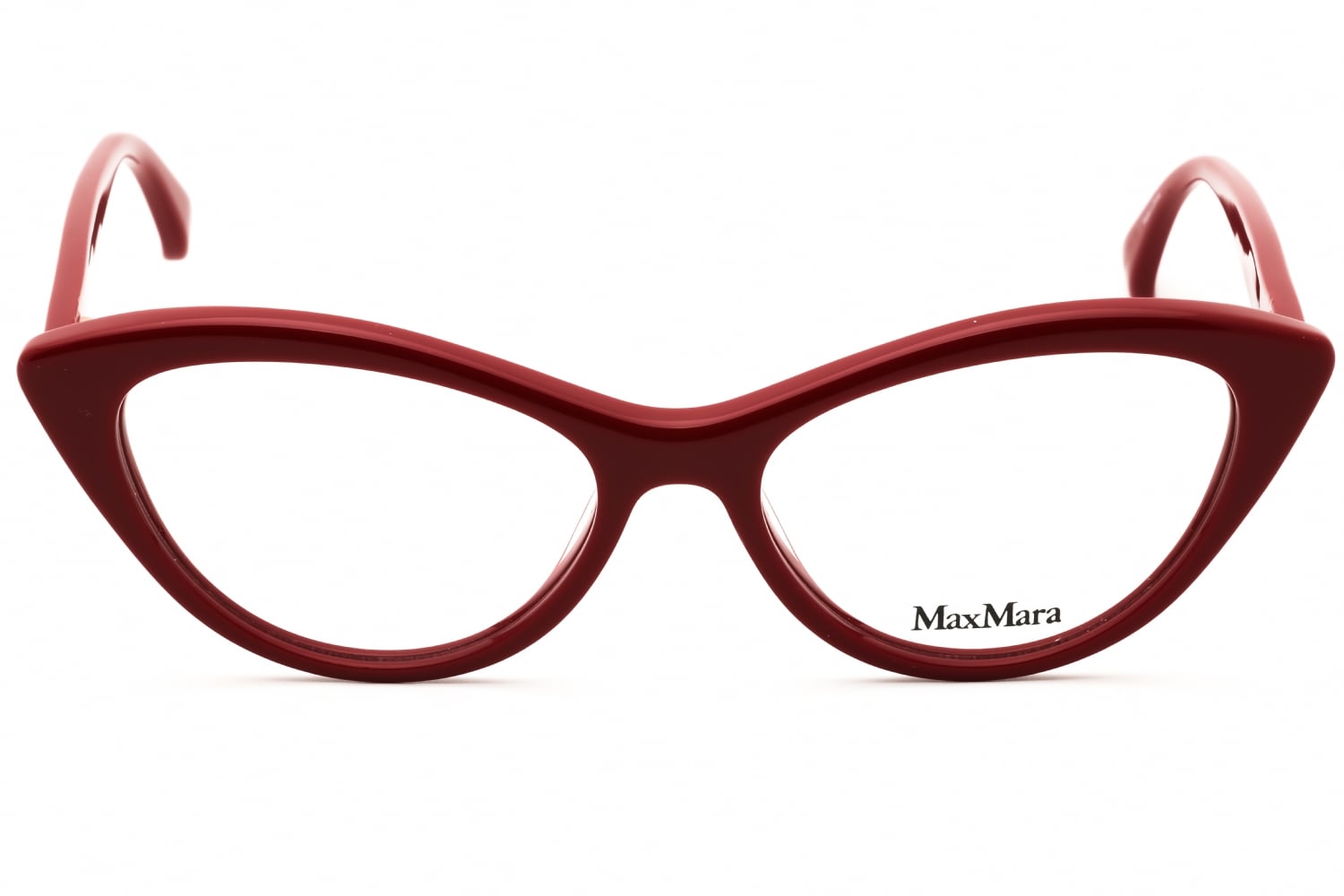 Max Mara MM5083 - Shiny RED, Acetate, Cat Eye frame