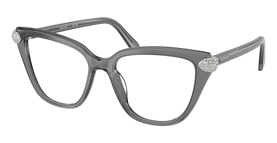 Swarovski SK2045 - Milky Grey, Plastic, Oval frame