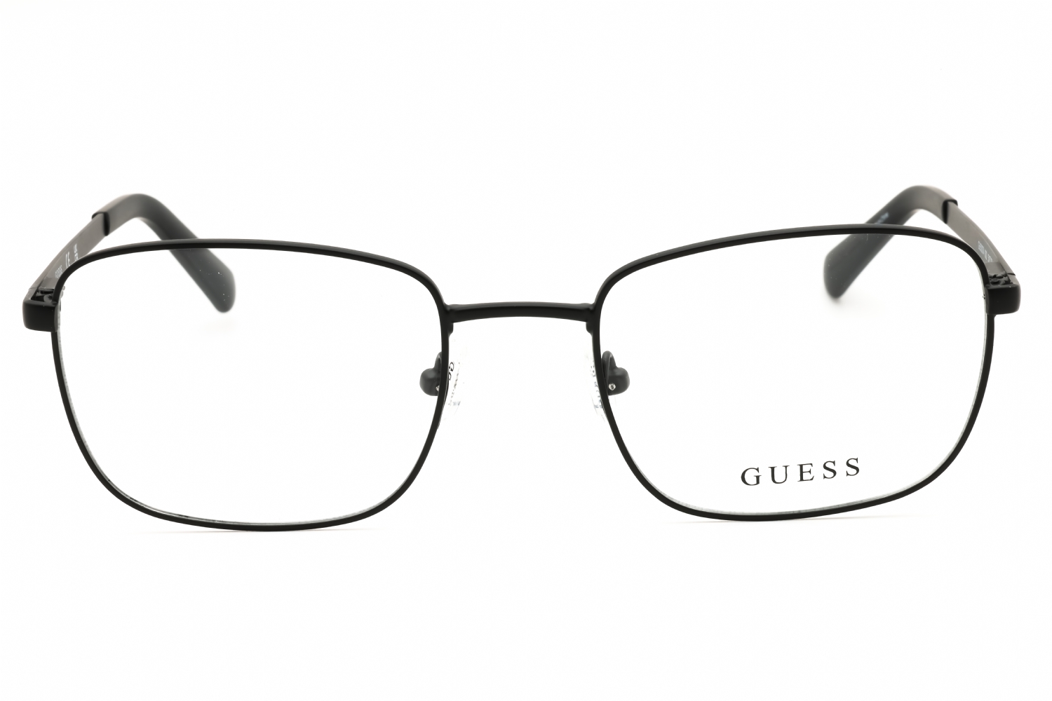 Guess GU50074 - Matte Black, Metal, Rectangle frame