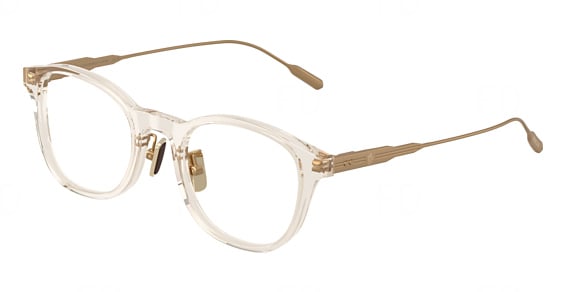 Moncler ME2030D - Shiny Transparent Butter, Plastic, Round frame