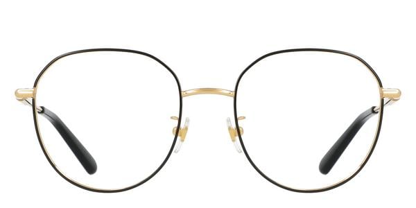 Versace VE1282D - Gold/Black, Stainless Steel, Round frame