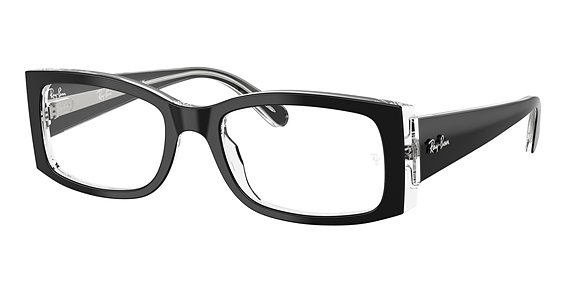 Ray-Ban RX5434 MIRIAM - Black On Transparent, Plastic, Oval frame