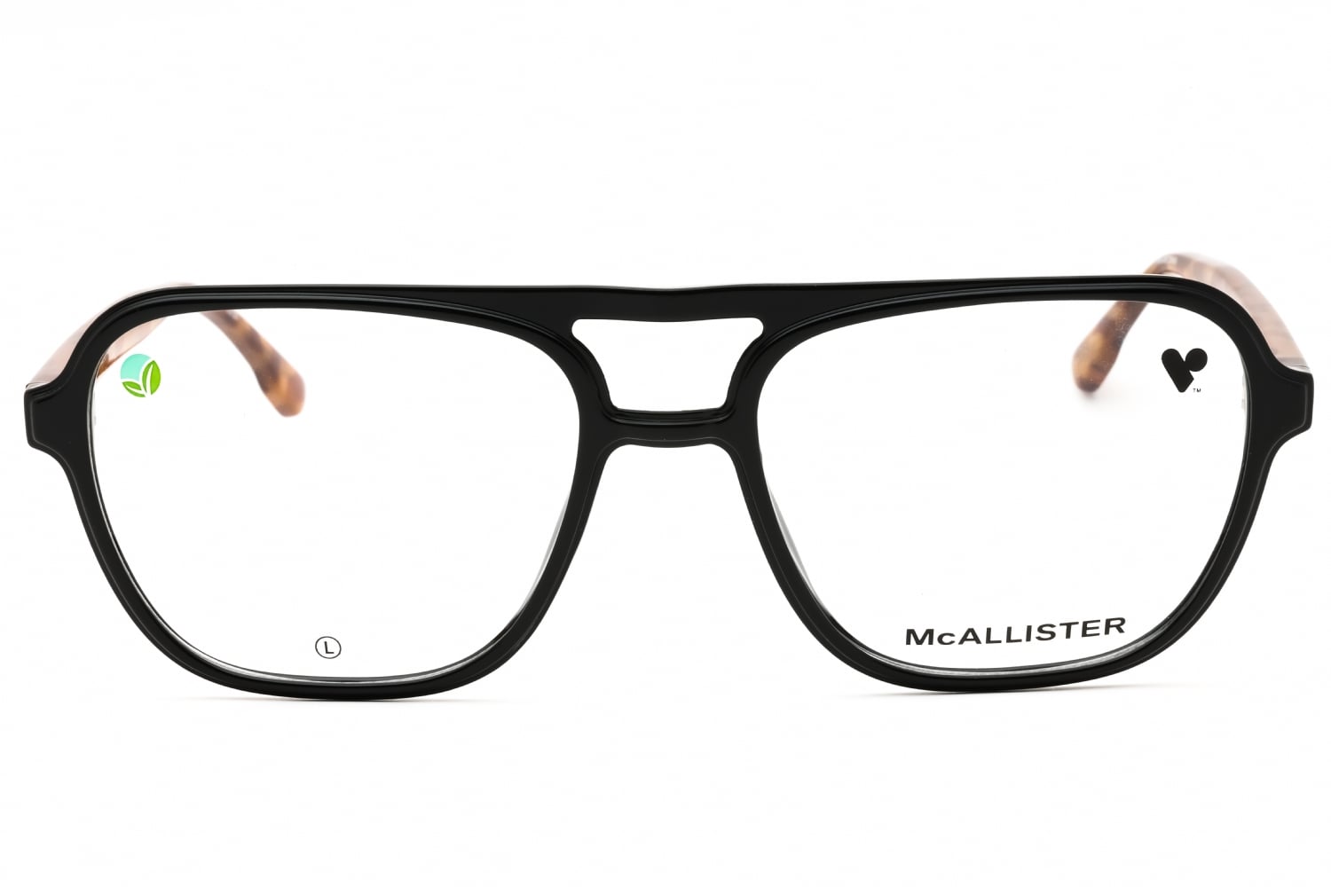 McAllister MC4534 - Black, Acetate, Rectangle frame