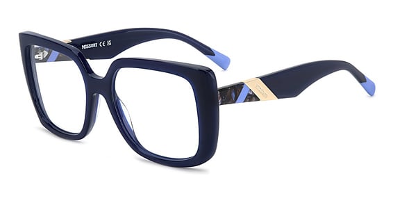 Missoni MIS 0223 - Blue, Acetate, Rectangle frame