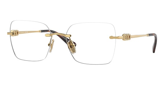 Vogue VO4320B - Gold, Metal, Rectangle frame