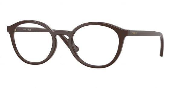 Vogue Junior Optical VY2044 - Full Brown, Acetate, Oval frame