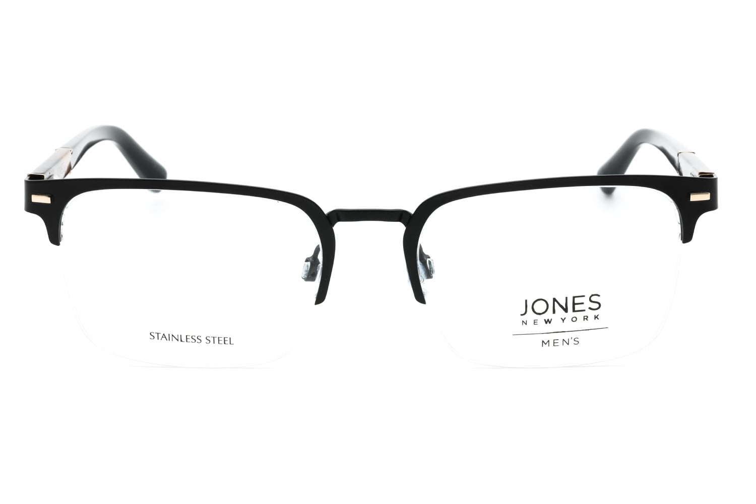 Jones New York VJOM376 - Black, Metal, Rectangle frame