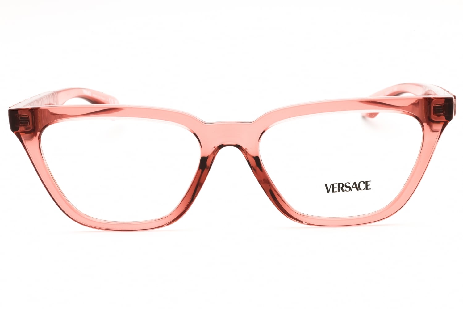 Versace 0VE3352U - Transparent Peach, Plastic, Cat Eye frame