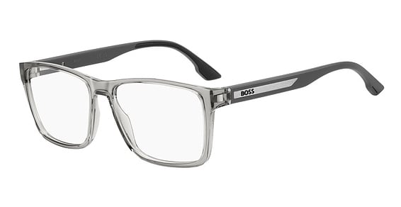 Hugo Boss Boss 1909 - Grey, Plastic, Rectangle frame