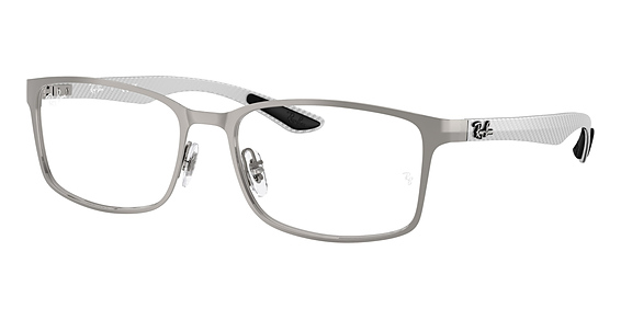 Ray-Ban RX8424 - Gunmetal, Metal, Rectangle frame
