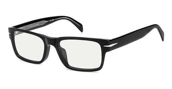 David Beckham DB 1170/F/US - Black, Acetate, Rectangle frame