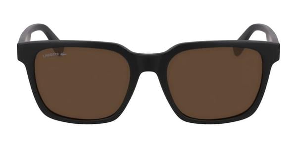 Lacoste L6028S - Matte Black, Plastic, Rectangle frame