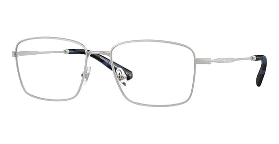 Brooks Brothers BB1118 - Matte Silver, Metal, Rectangle frame