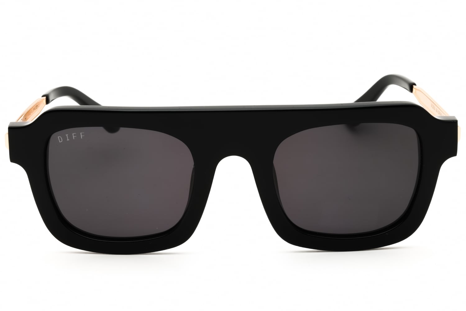 DIFF Eyewear SDFALDE - Black, Acetate, Rectangle frame