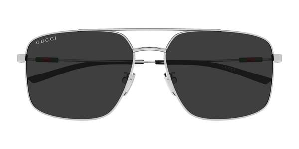 Gucci GG2096SA - Silver, Metal, Rectangle frame