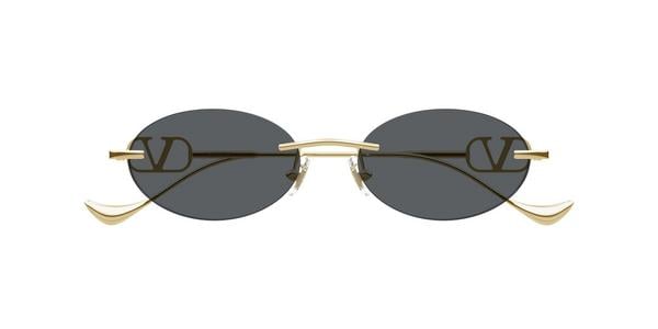 Valentino VG0032S - Gold, Metal, Geometric frame
