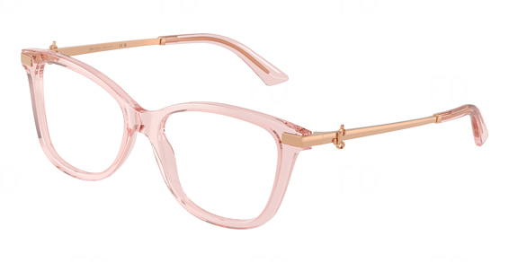 Jimmy Choo JC3068B - Transparent Rose, Plastic, Mixed Shapes frame