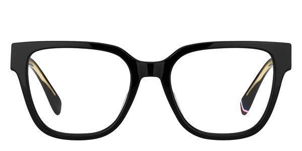 Tommy Hilfiger TH 2102 - Black, Acetate, Rectangle frame