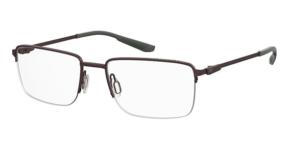 Under Armour UA 5016/G - Brown, Stainless Steel, Rectangle frame