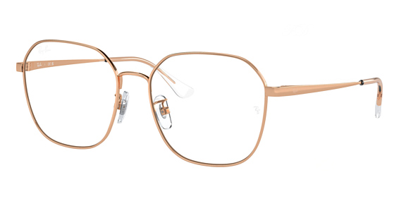 Ray-Ban RX6490D - Rose Gold, Metal, Oval frame